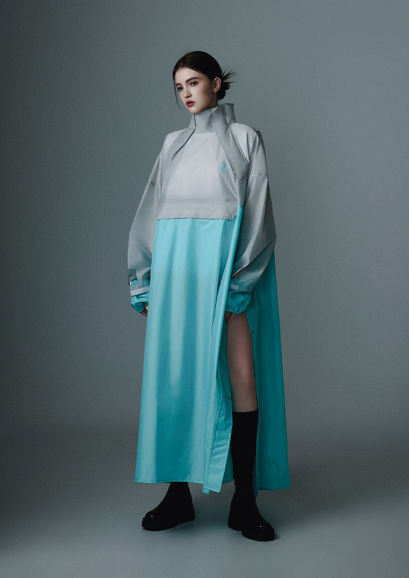 C2C 側開瞬穿後背包極鋒雨衣2.0．送秒穿雨鞋套-CHECK 2 CHECK 三秒穿脫