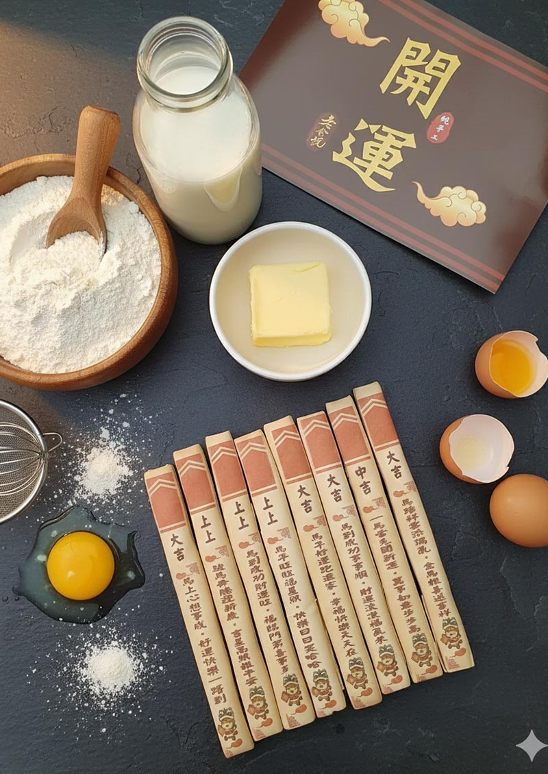 老食說神明有保庇籤詩牛奶棒．多入優惠-CHECK2CHECK 機能服飾、C2C雨衣