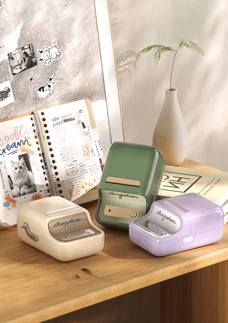 精臣B21 pro 無線藍芽智能標籤機精選組-CHECK 2 CHECK 三秒穿脫極鋒