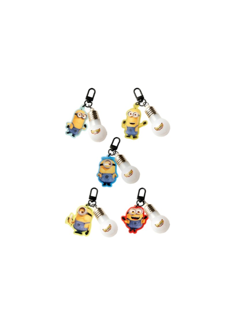 小小兵BANANA DAY 燈泡發光鑰匙圈-CHECK2CHECK 機能服飾、C2C雨衣，首選品牌